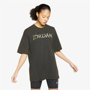 Jordan Logo Tee in Black Oversized NWT